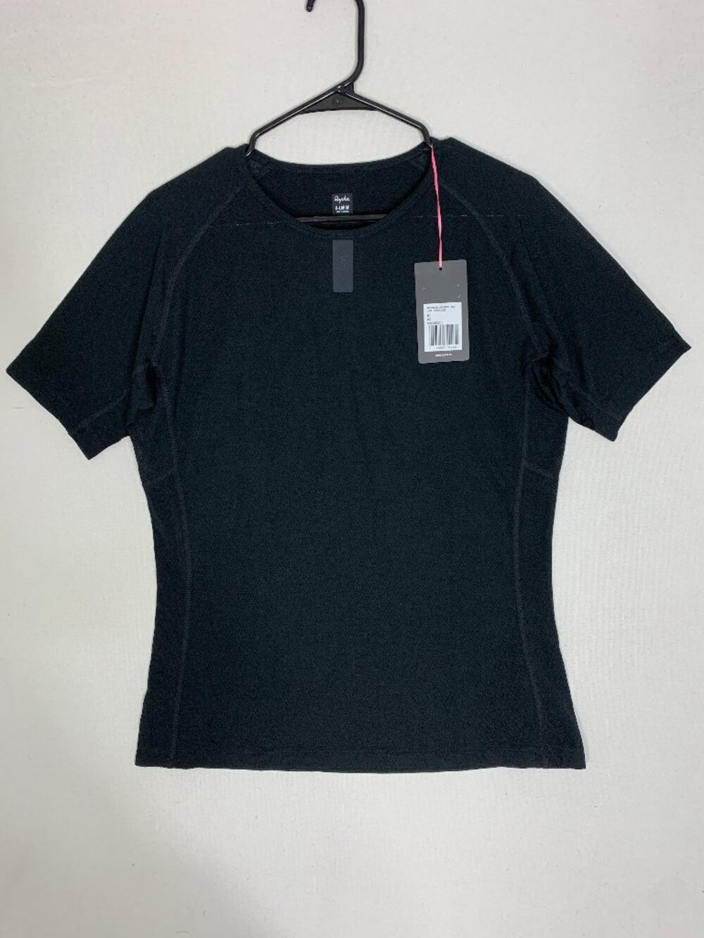 Rapha Merino Lightweight Base Layer Short-Sleeve Black Men's XL NWT